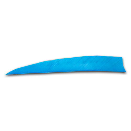 Feder blau (einfarbig)
